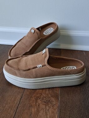 Hey Dude Brown Austin Lift Classic Slip-On Platform Loafers